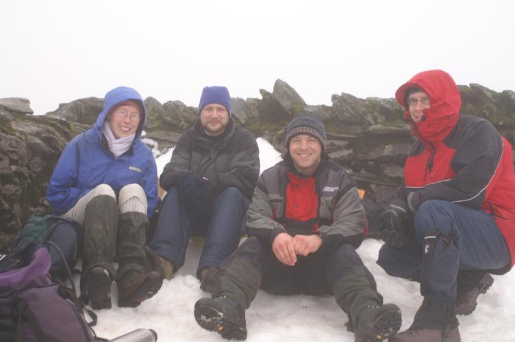 Us at the top of Helvellyn Us at the top of Helvellyn