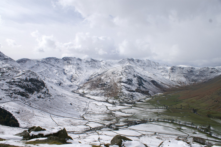 Crinkle Crags and Bow Fell