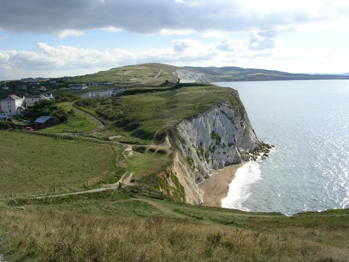 Freshwater Bay, from Tennyson Down