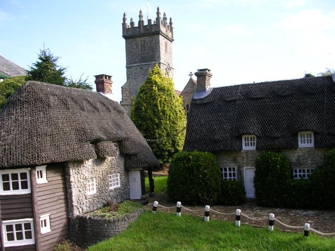 Godshill - the miniature scene