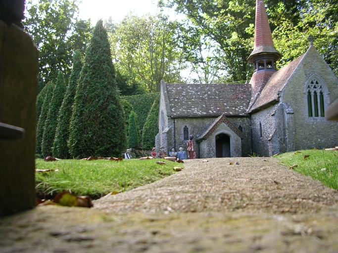 Godshill - miniature church