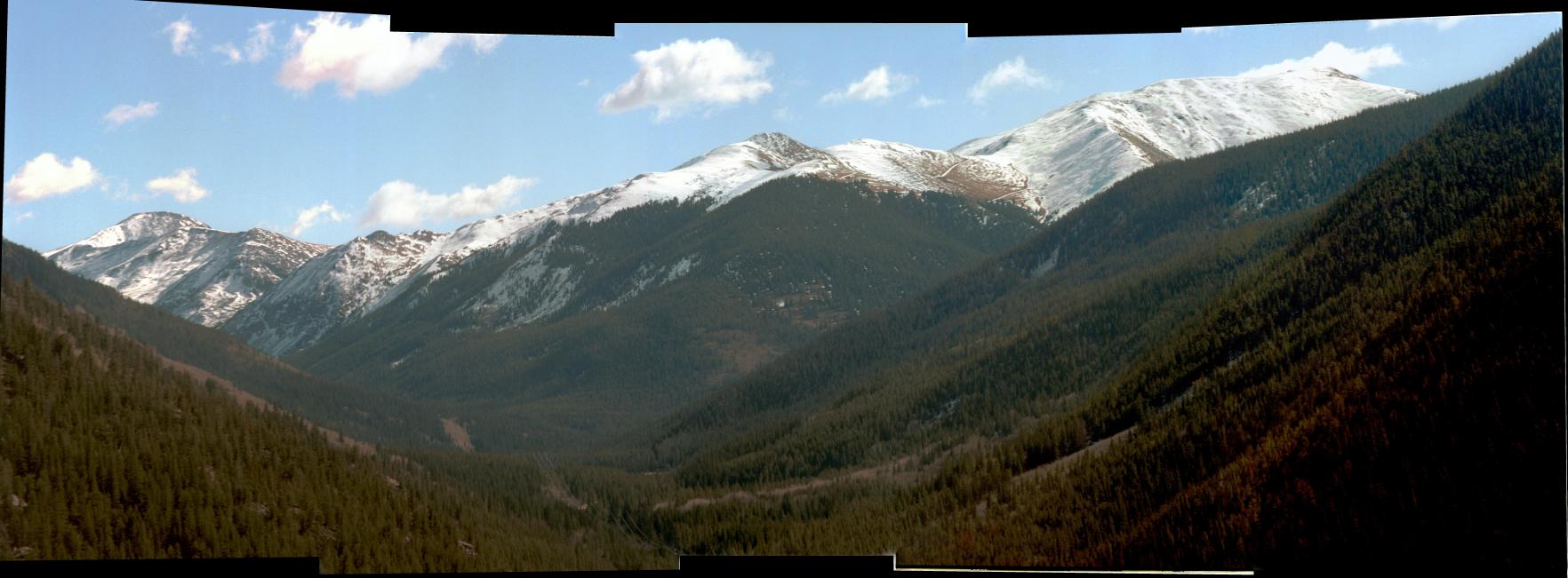 Looking up the Keystone valley