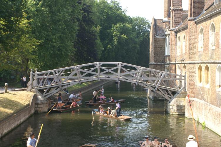 The mathematical bridge, Queens' College