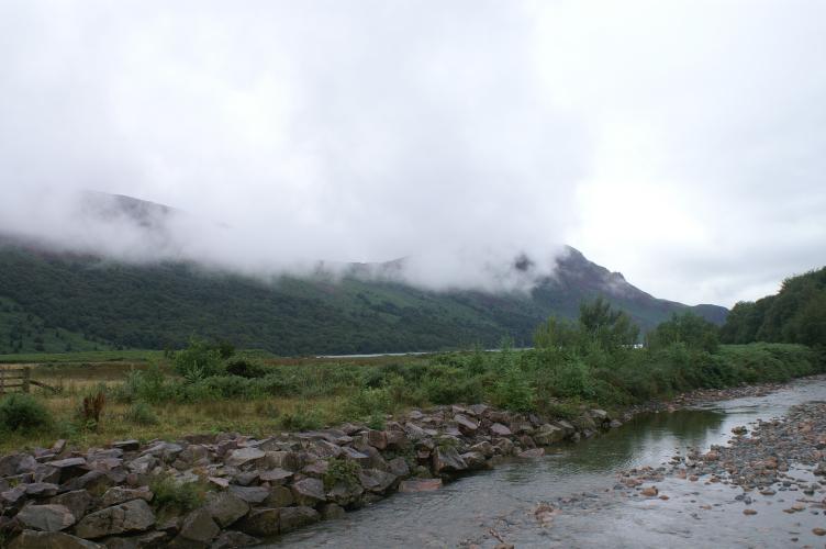 Clouds around Lingmell Plantation
