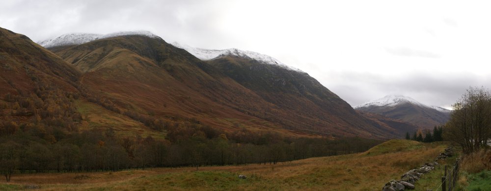 Ben Nevis from outside the youth hostel