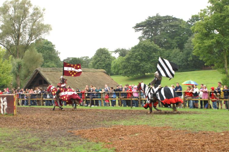 The jousting contestants