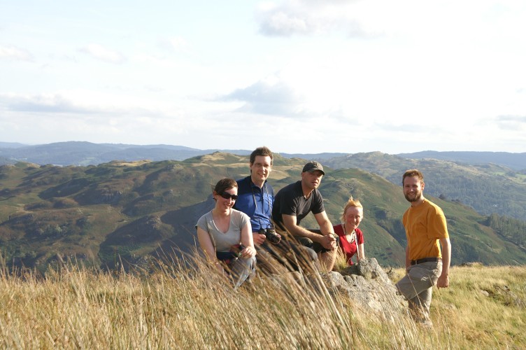 The group, on the summit